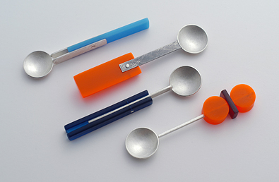 Liberica, Espressol&ouml;ffel, Silber, Kunsstoff